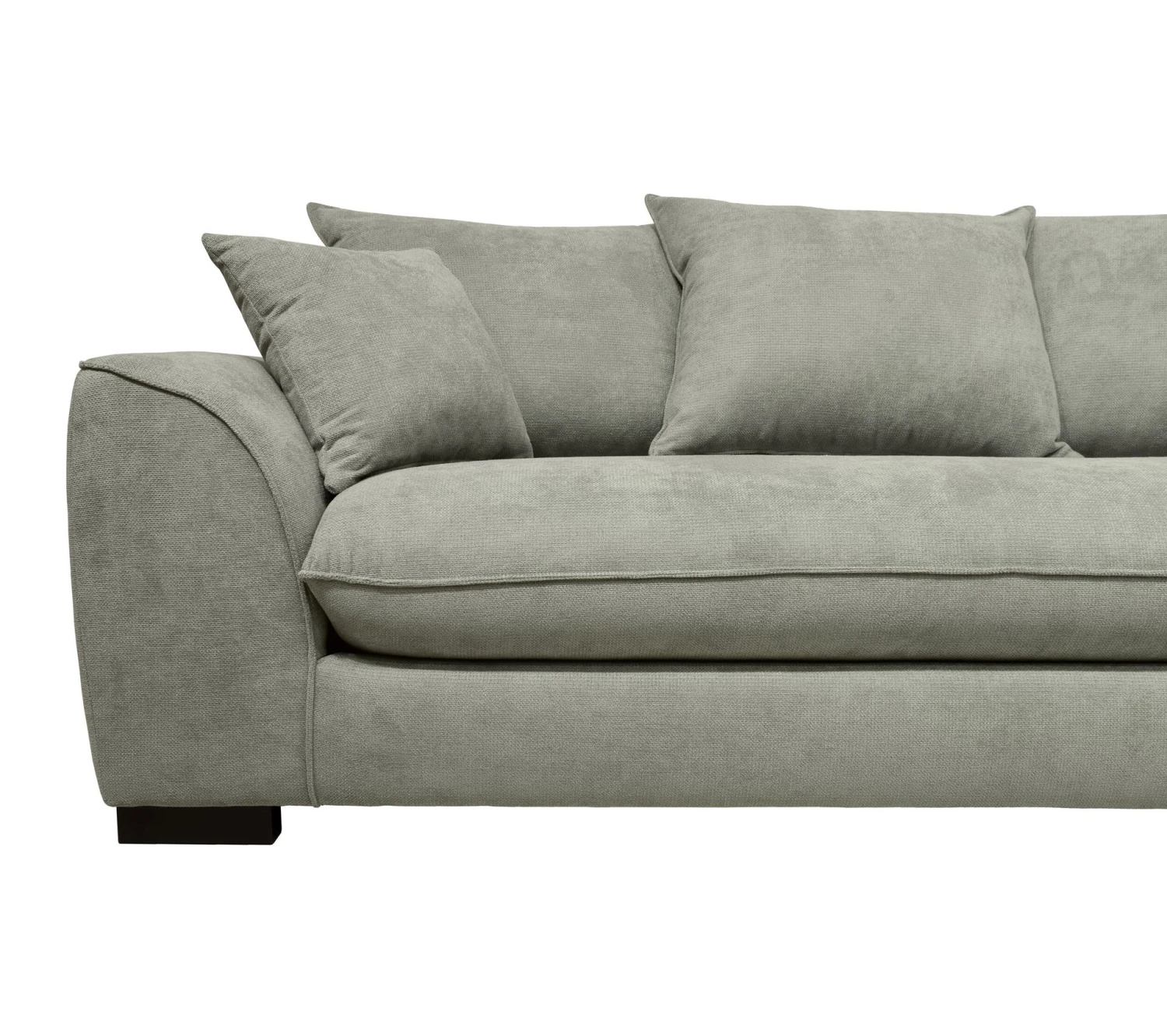 Meilleur prix ⌛ TIME Canapé 3 places convertible SAGA tissu regain zinc 167 😍 – Image 7