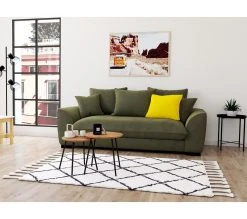 Nouveau ✨ TIME Canapé 3 places SAGA tissu regain hunter 156 🛒