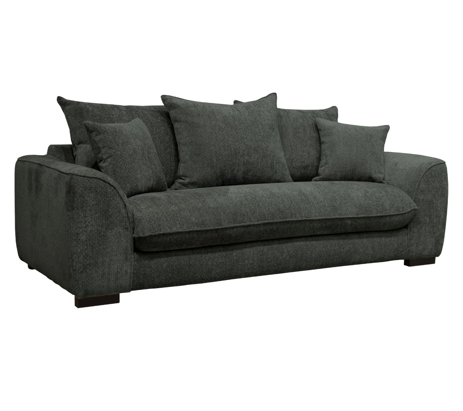 Remise ❤️ TIME Canapé 3 places SAGA tissu sally anthracite 205 👏 – Image 3