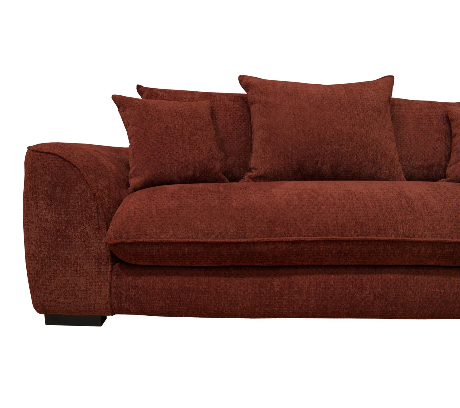 Top 10 ✔️ TIME Canapé 3 places SAGA tissu sally bordeaux 9 🎁 – Image 6