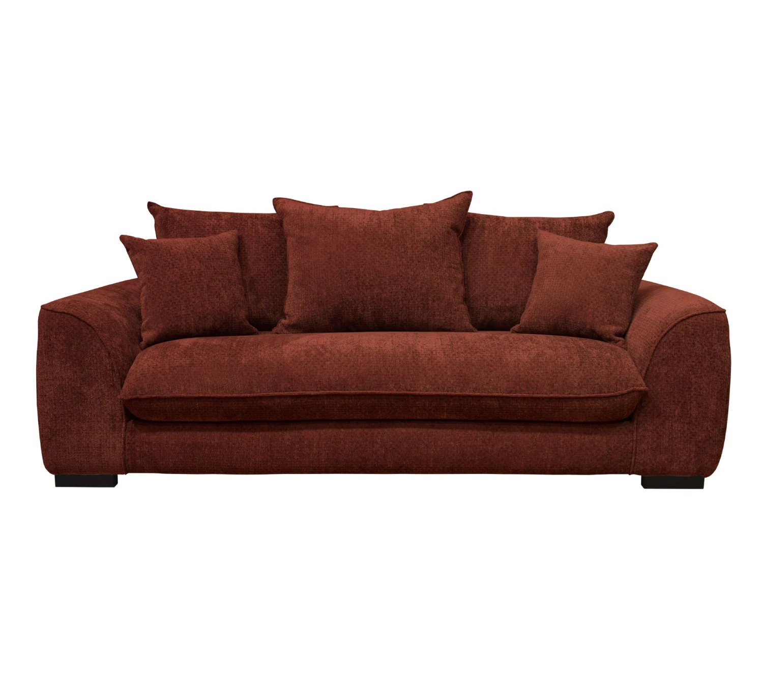 Top 10 ✔️ TIME Canapé 3 places SAGA tissu sally bordeaux 9 🎁 – Image 2