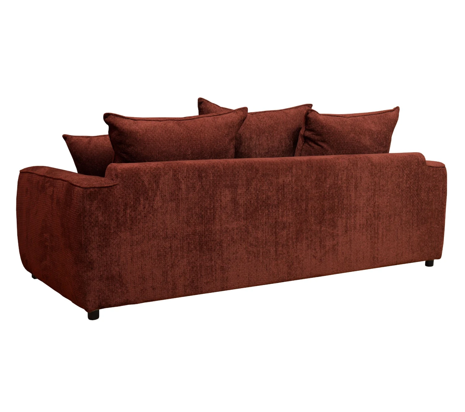 Top 10 ✔️ TIME Canapé 3 places SAGA tissu sally bordeaux 9 🎁 – Image 4