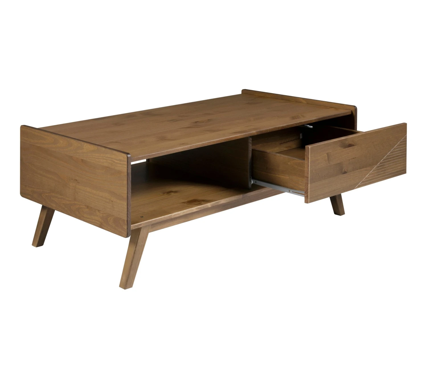 Meilleure vente ✨ TIME Table basse CLAUDIA pin massif foncé ✨ – Image 6