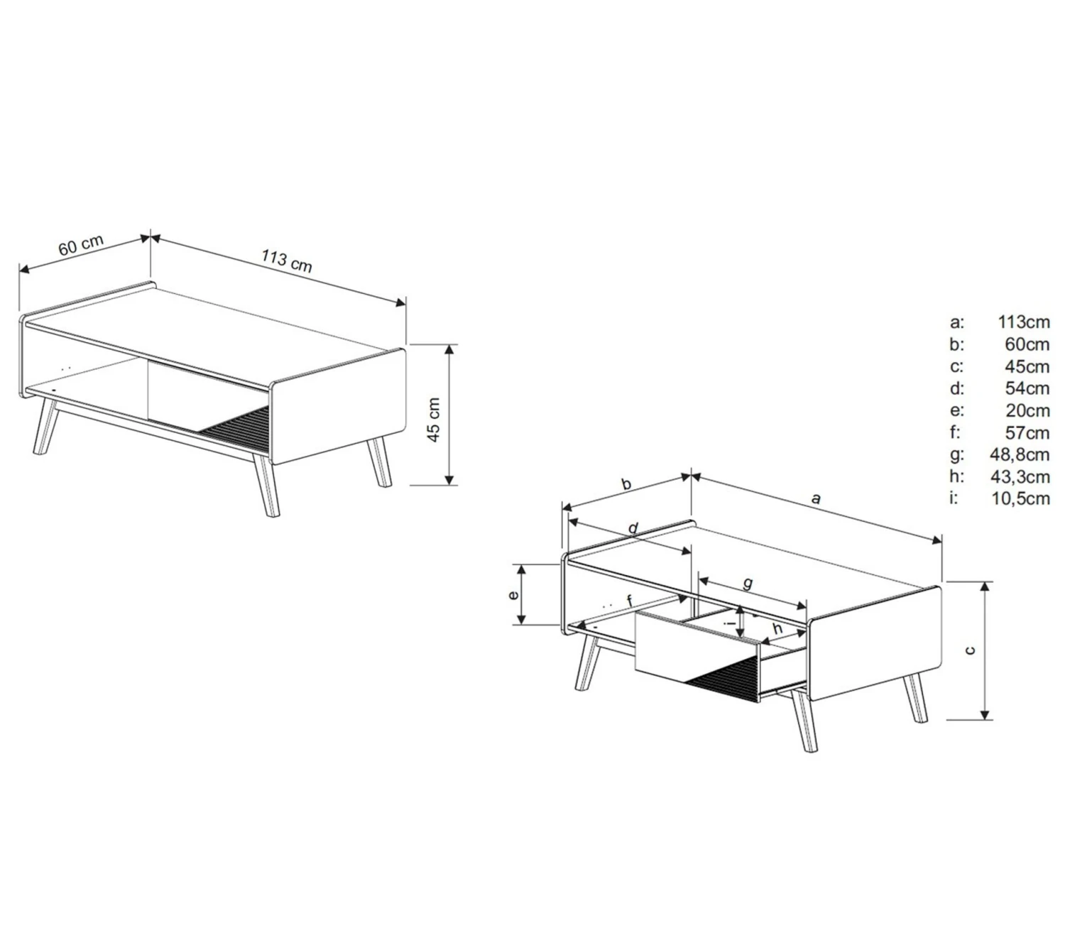 Meilleure vente ✨ TIME Table basse CLAUDIA pin massif foncé ✨ – Image 9