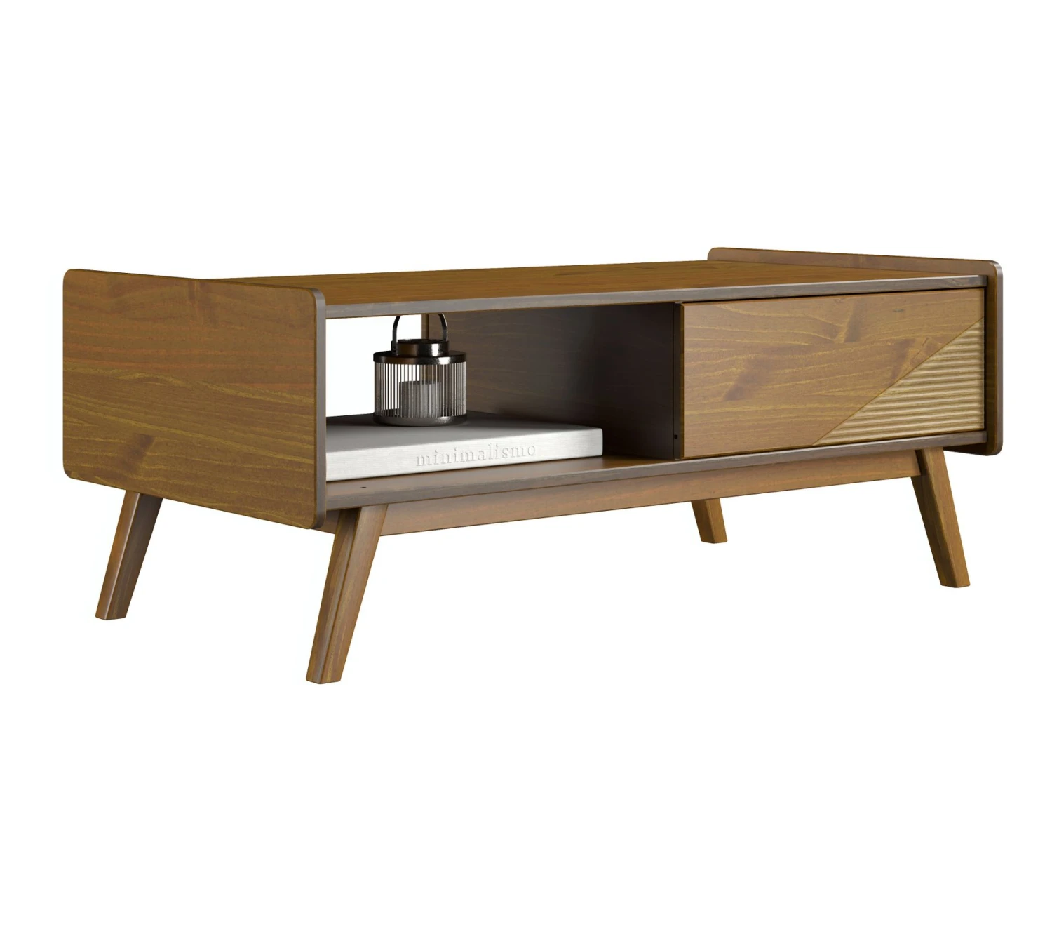 Meilleure vente ✨ TIME Table basse CLAUDIA pin massif foncé ✨ – Image 8