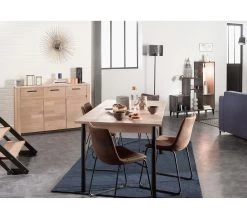 Tout neuf ⌛ TIME Chaise ROMANE Marron vintage 👍