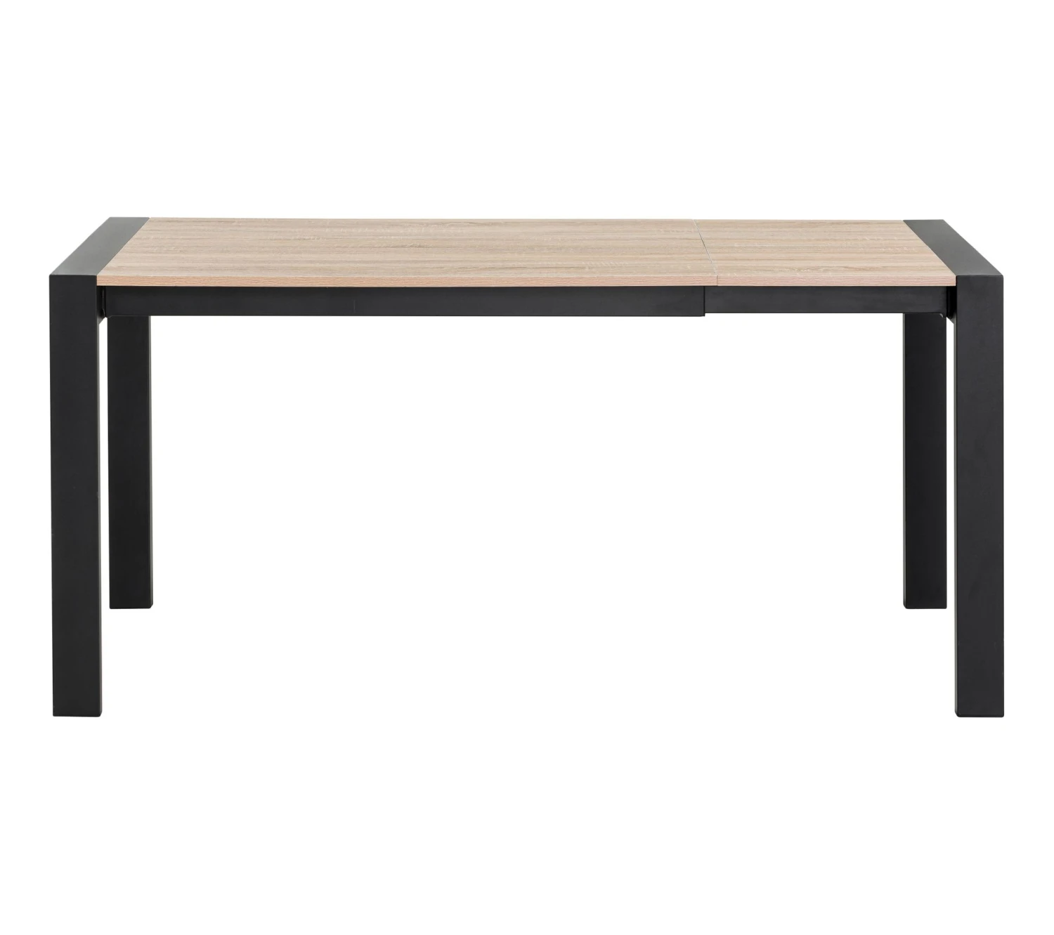 Grosses soldes 🛒 TIME Table L.120/160 + allonge CAMDEN Chêne sonoma/noir 🎉 – Image 8