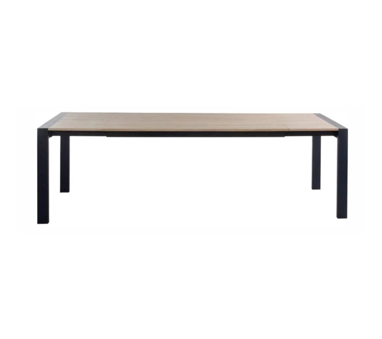 Grosses soldes 🛒 TIME Table L.120/160 + allonge CAMDEN Chêne sonoma/noir 🎉 – Image 9