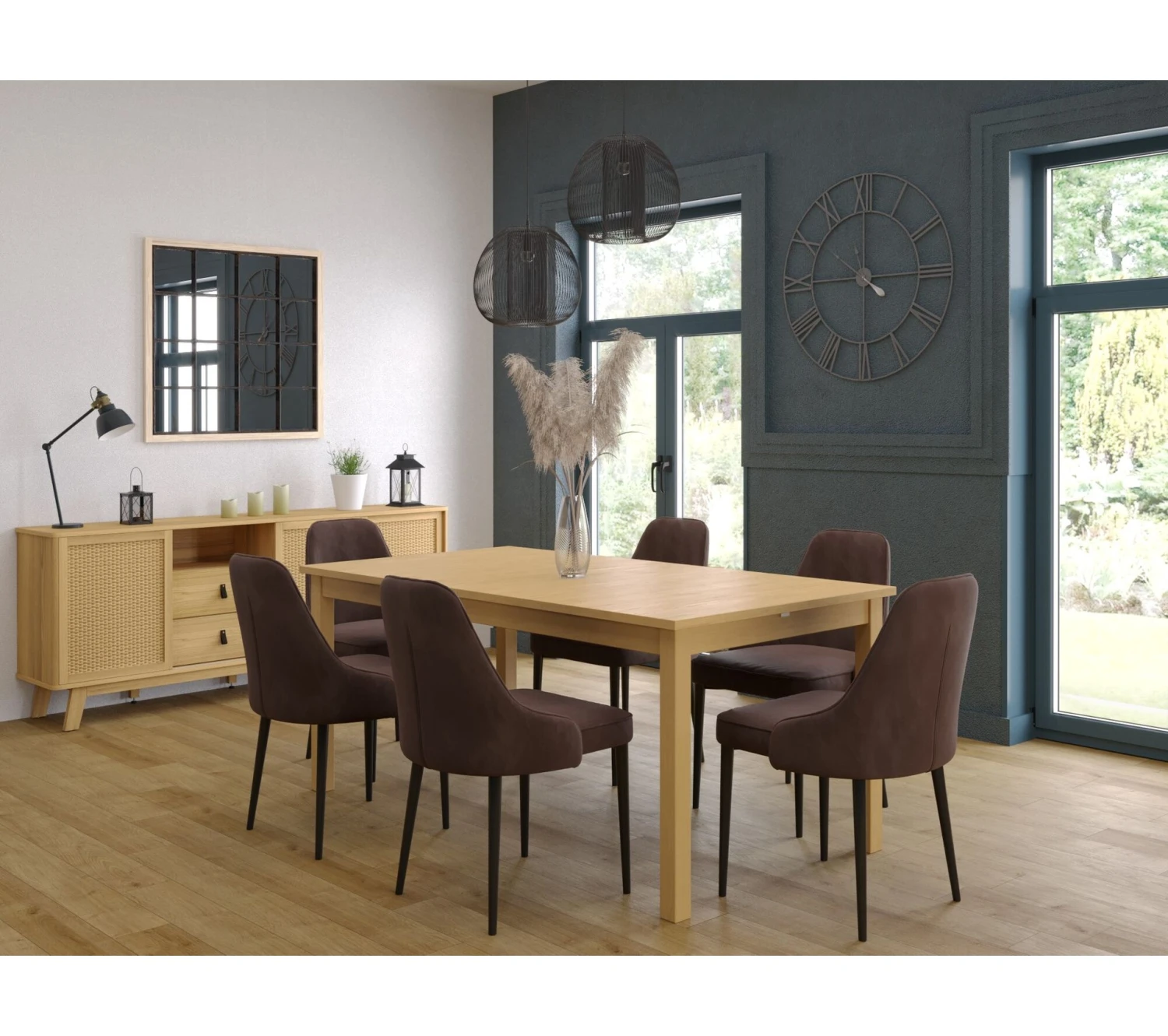 Acheter ❤️ TIME Chaise velours MARINETTE Taupe ⭐ – Image 2