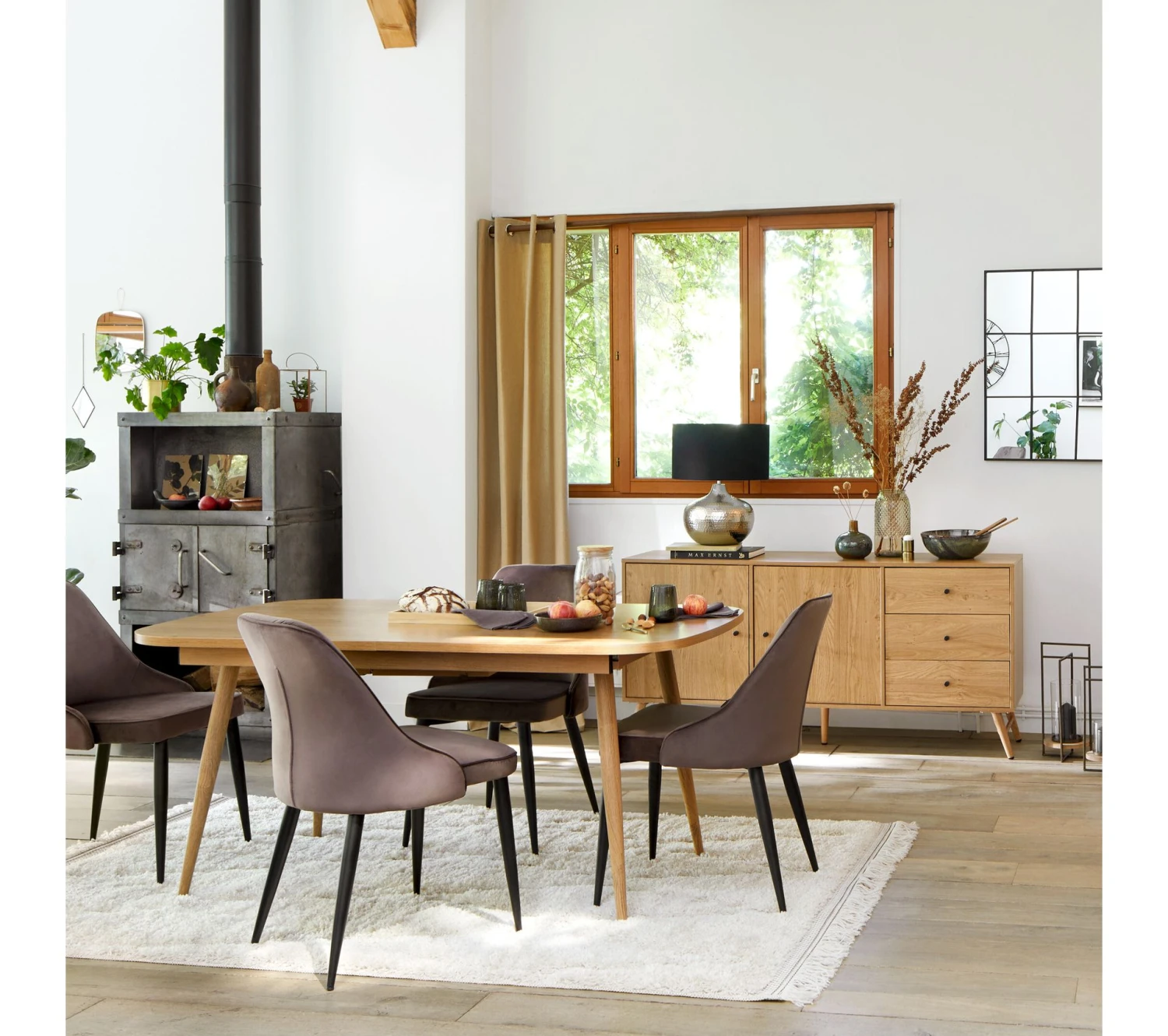 Acheter ❤️ TIME Chaise velours MARINETTE Taupe ⭐ – Image 15