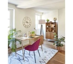 Le moins cher 👍 TIME Bureau 1 porte COLUMBUS Imitation chêne ❤️