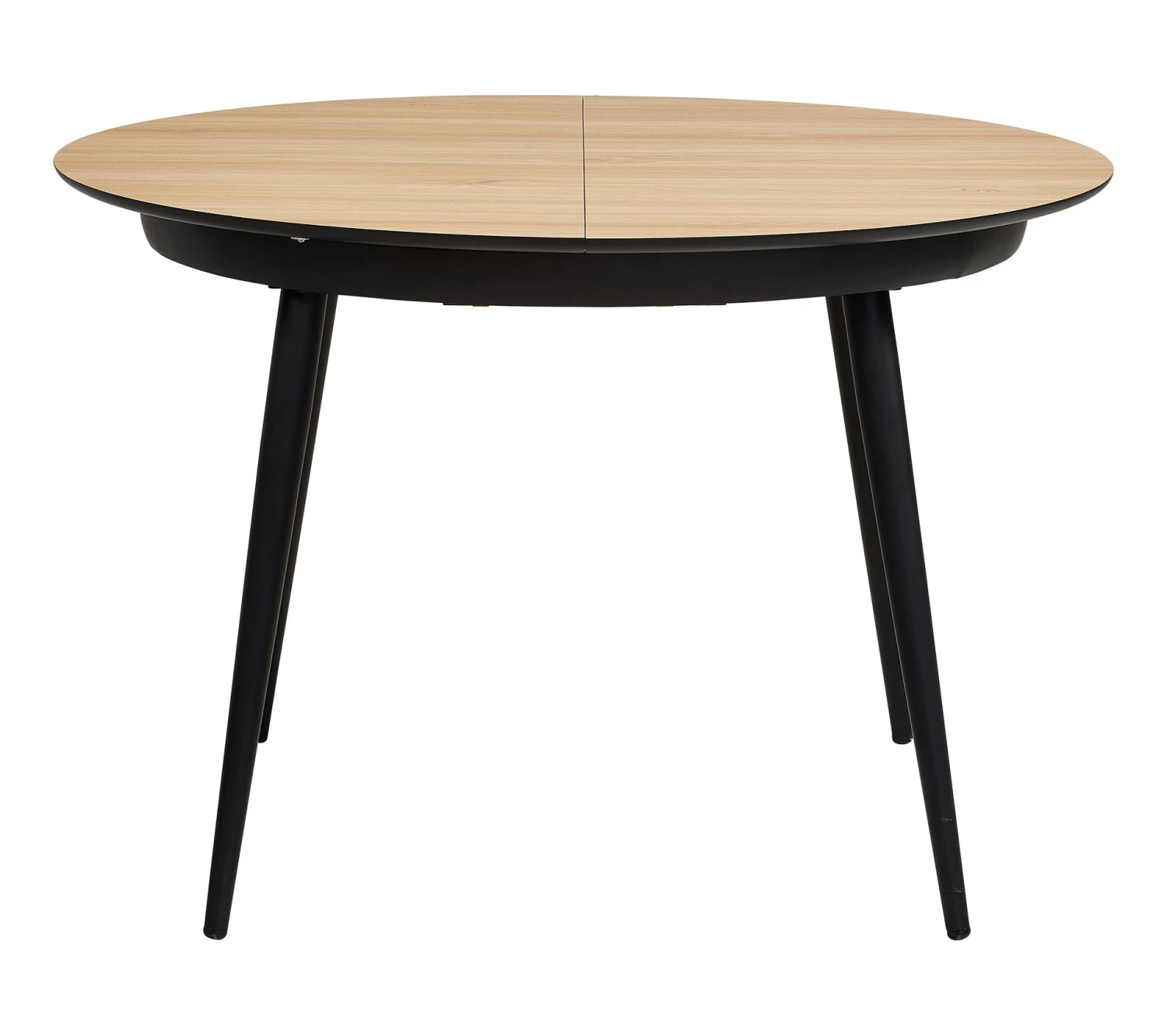 Sortie 🎁 TIME Table ronde D.118/148 CELINE imitation chêne/ noir ⭐ – Image 2