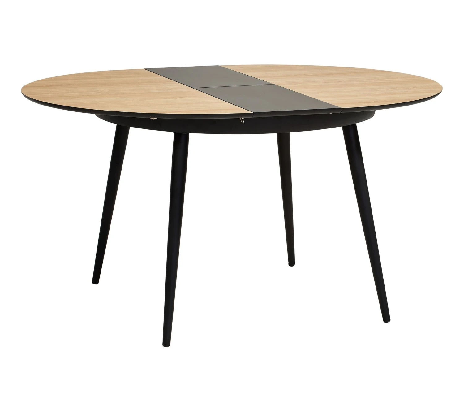 Sortie 🎁 TIME Table ronde D.118/148 CELINE imitation chêne/ noir ⭐ – Image 7