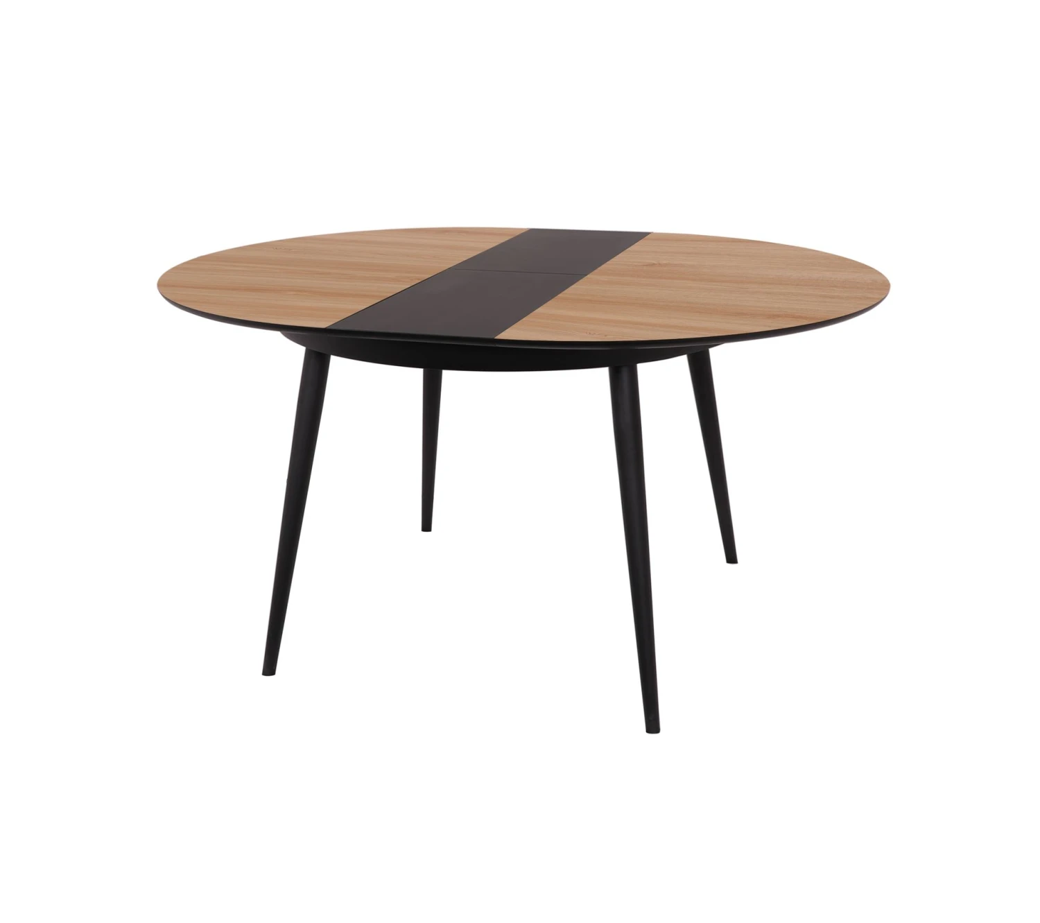 Sortie 🎁 TIME Table ronde D.118/148 CELINE imitation chêne/ noir ⭐ – Image 8