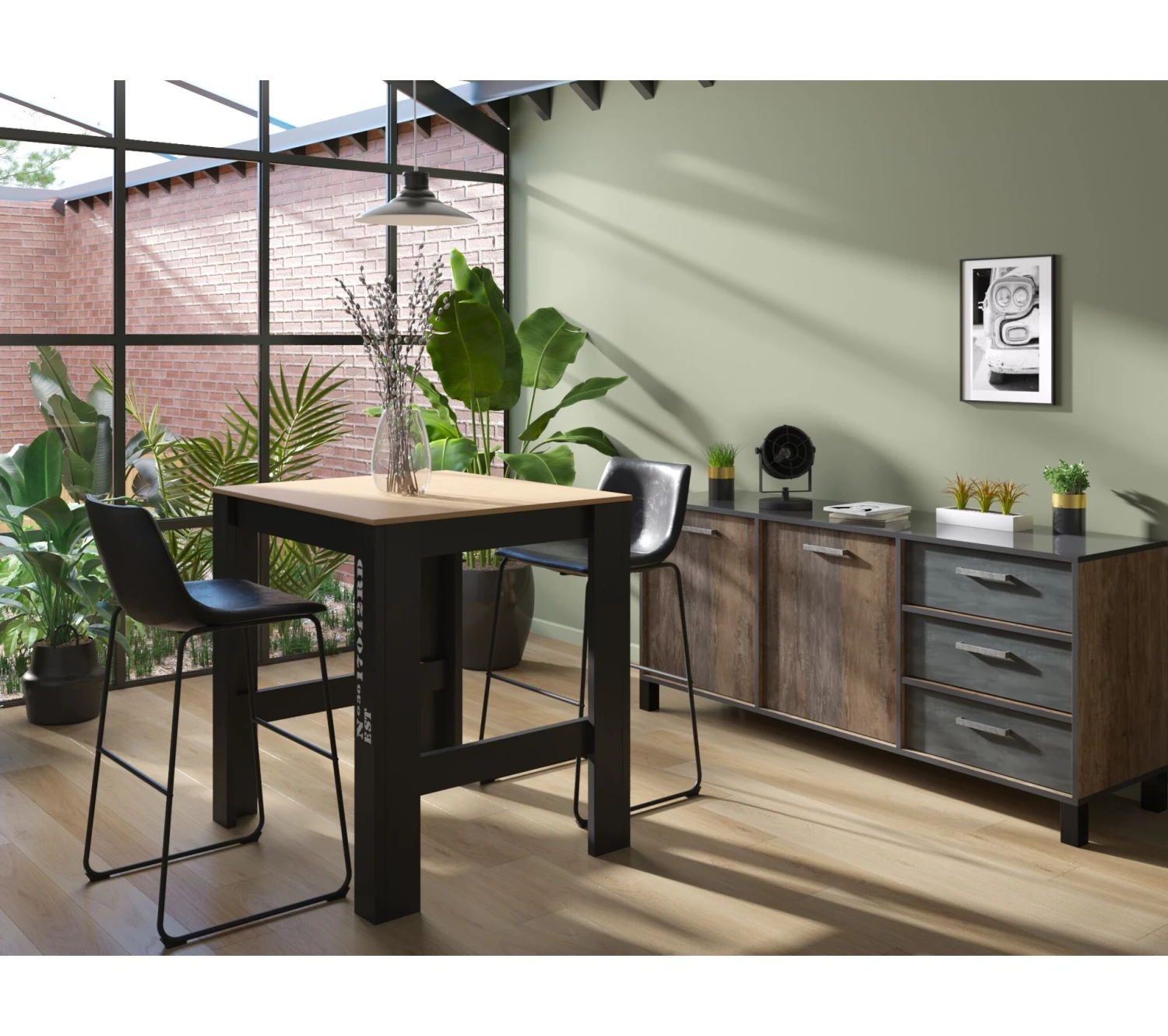 Top 10 🥰 TIME Tabouret de bar H.73 ROMANE noir 😍 – Image 7