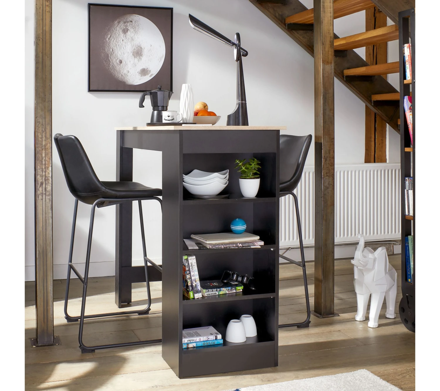 Top 10 🥰 TIME Tabouret de bar H.73 ROMANE noir 😍 – Image 9