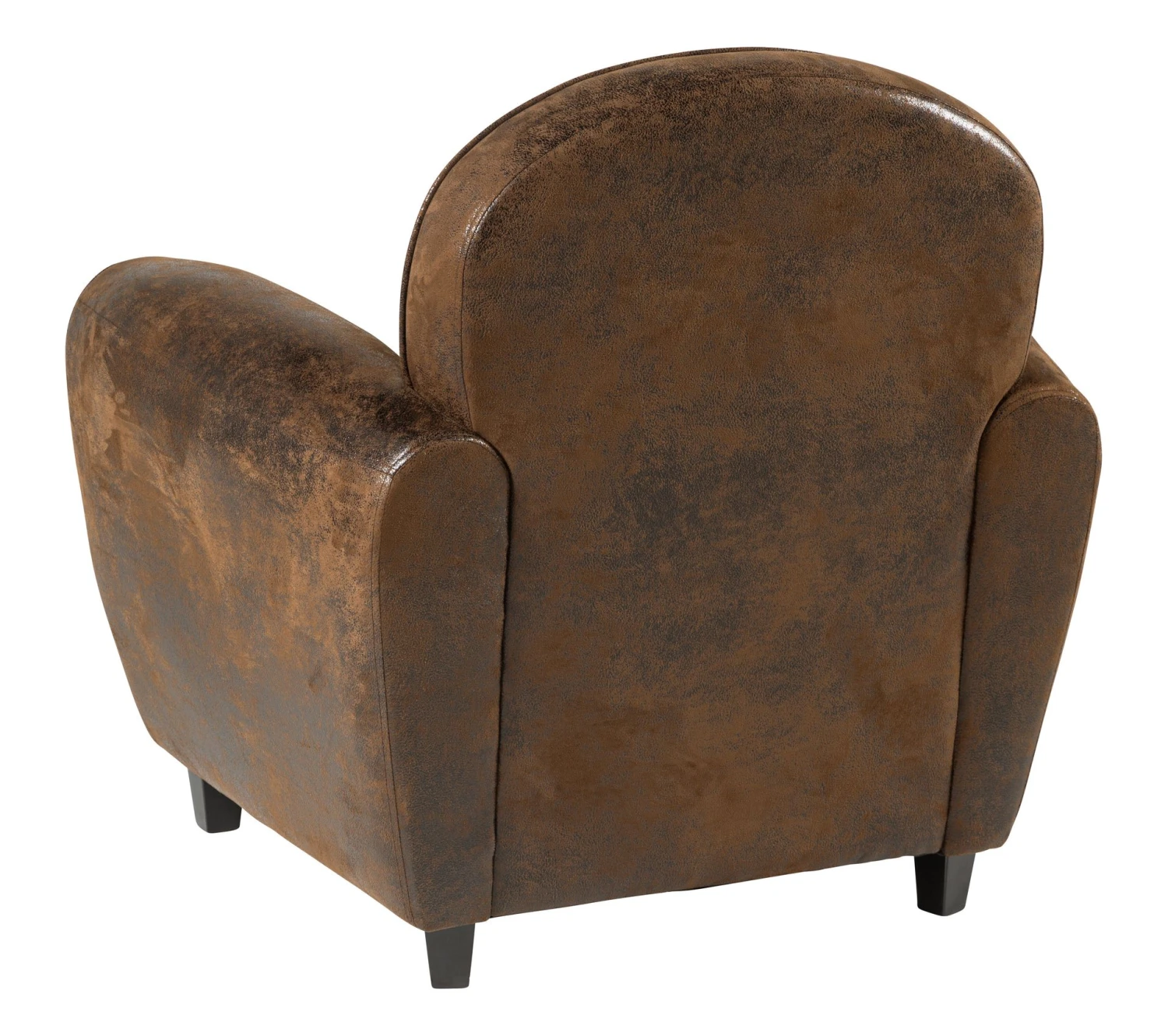 Budget 🥰 TIME Fauteuil Vintage CLUB tissu microfibre marron 💯 – Image 4