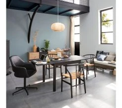 Bon marché 🎉 TIME Fauteuil KURO polyuréthane noir 🎉