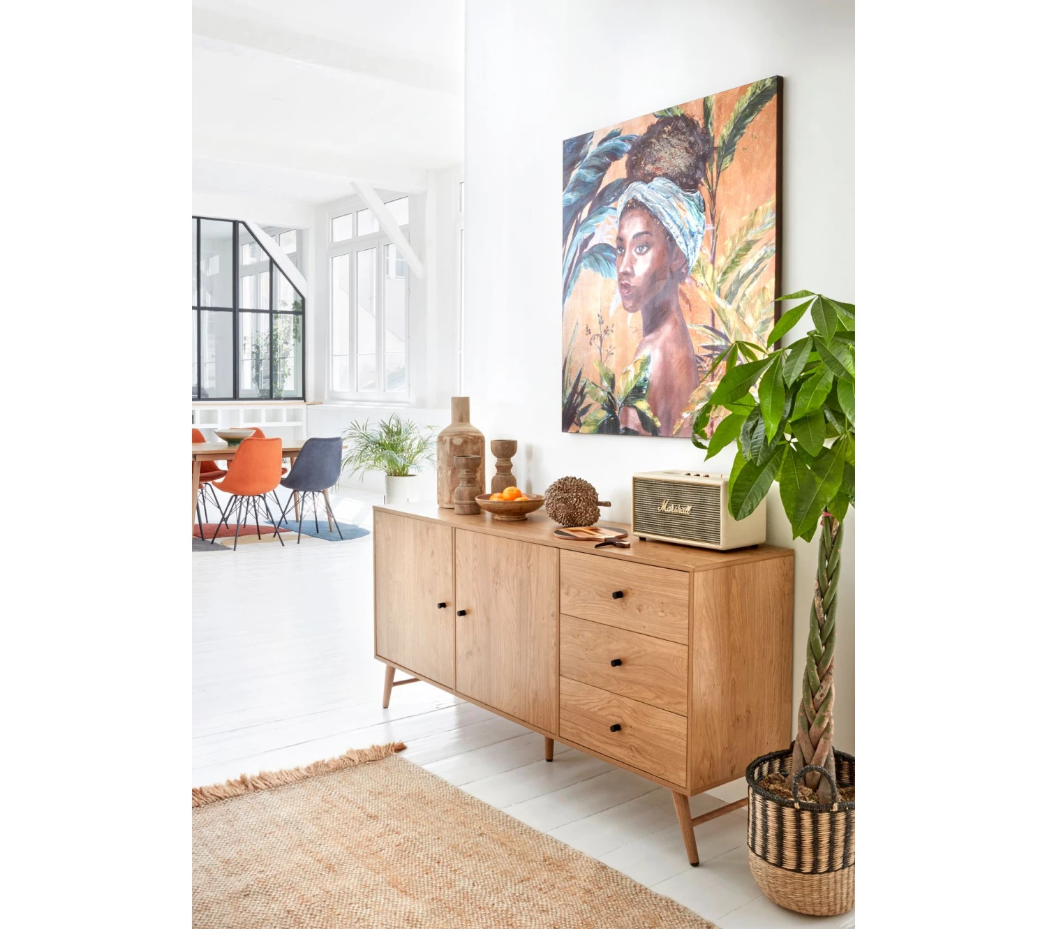 Le moins cher 🧨 TIME Buffet COLUMBUS imitation chêne ⌛ – Image 8