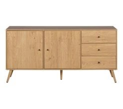 Le moins cher 🧨 TIME Buffet COLUMBUS imitation chêne ⌛