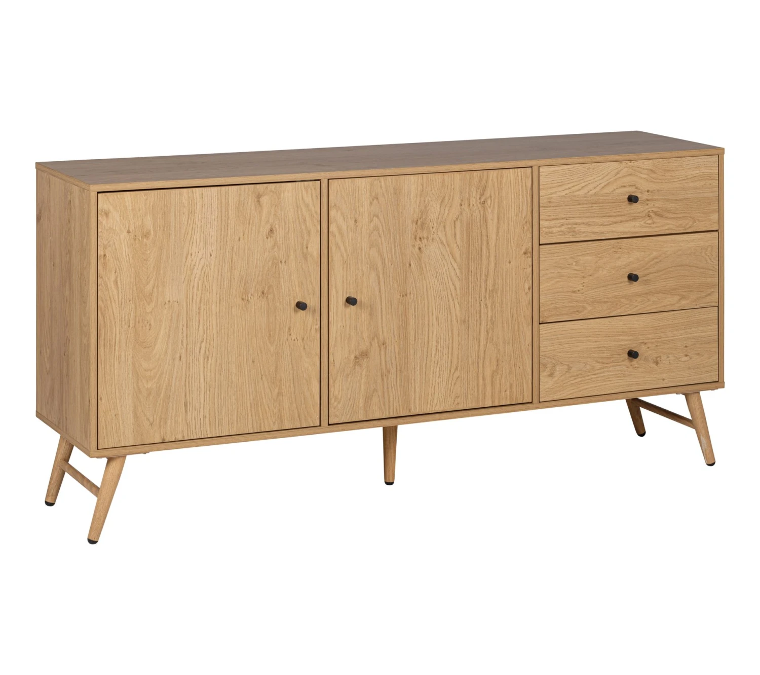 Le moins cher 🧨 TIME Buffet COLUMBUS imitation chêne ⌛ – Image 2