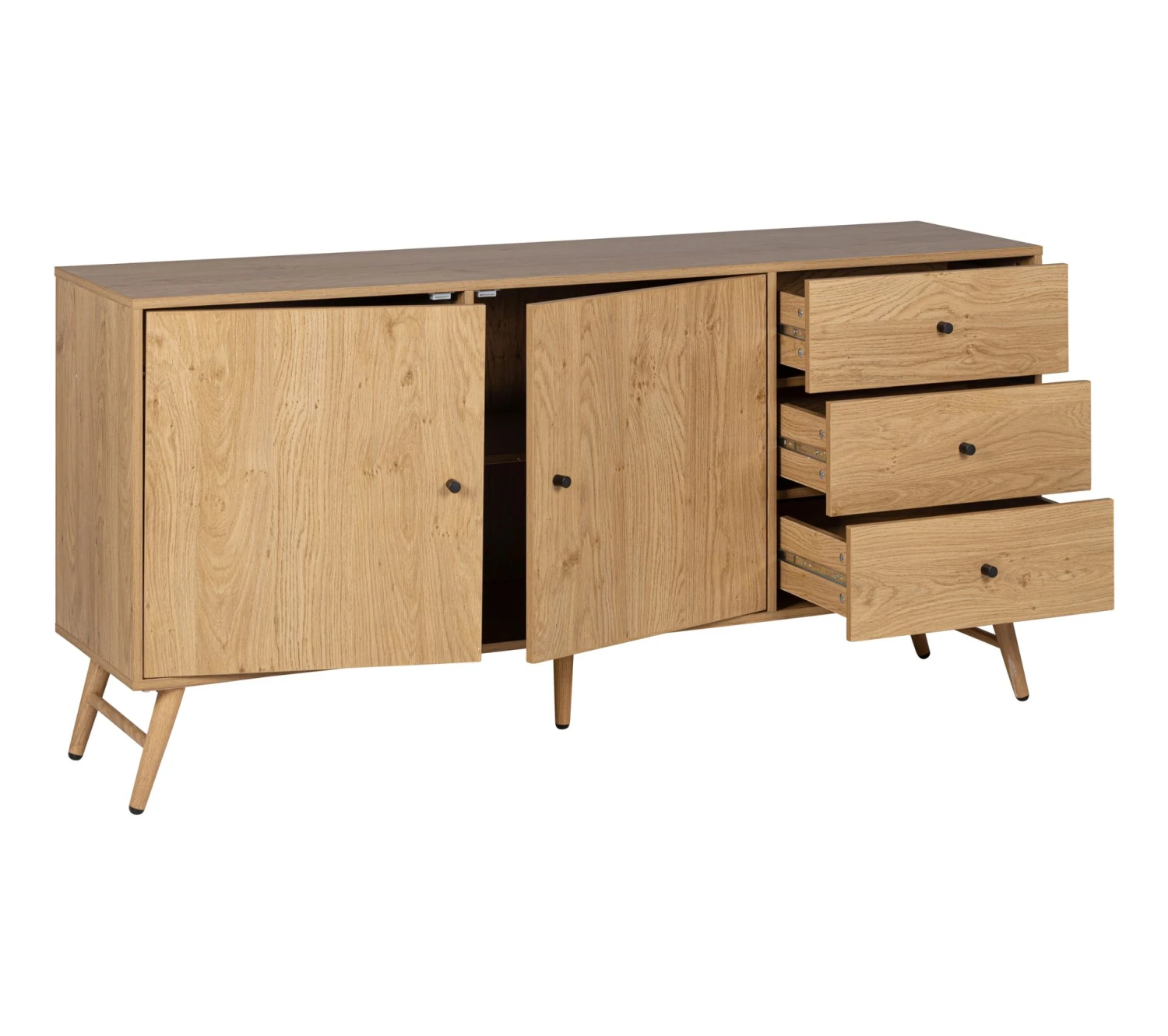 Le moins cher 🧨 TIME Buffet COLUMBUS imitation chêne ⌛ – Image 3