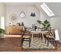 Offres 🧨 TIME Table à manger extensible 160-200 x 90 cm COLUMBUS imitation chêne 🥰