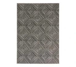 Nouveau 🛒 TIME Tapis 160x230 cm TOLGA Noir ⌛