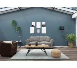 Promo 🥰 TIME Canapé 3 places CASABLANCA tissu Apache gris 3 🎁