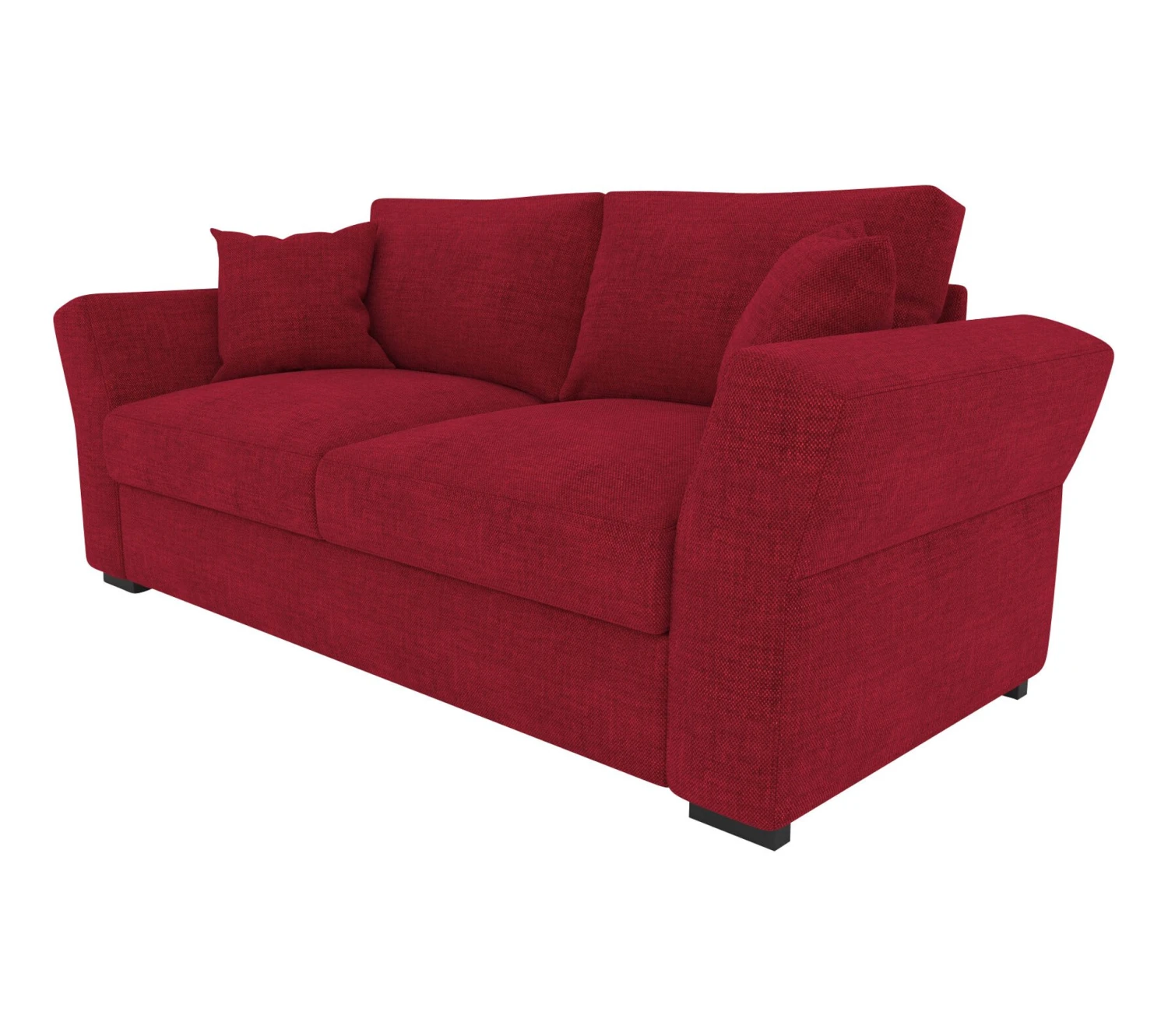 Grosses soldes ✨ TIME Canapé 3 places CASABLANCA tissu Apolo rouge 25 🎁 – Image 4