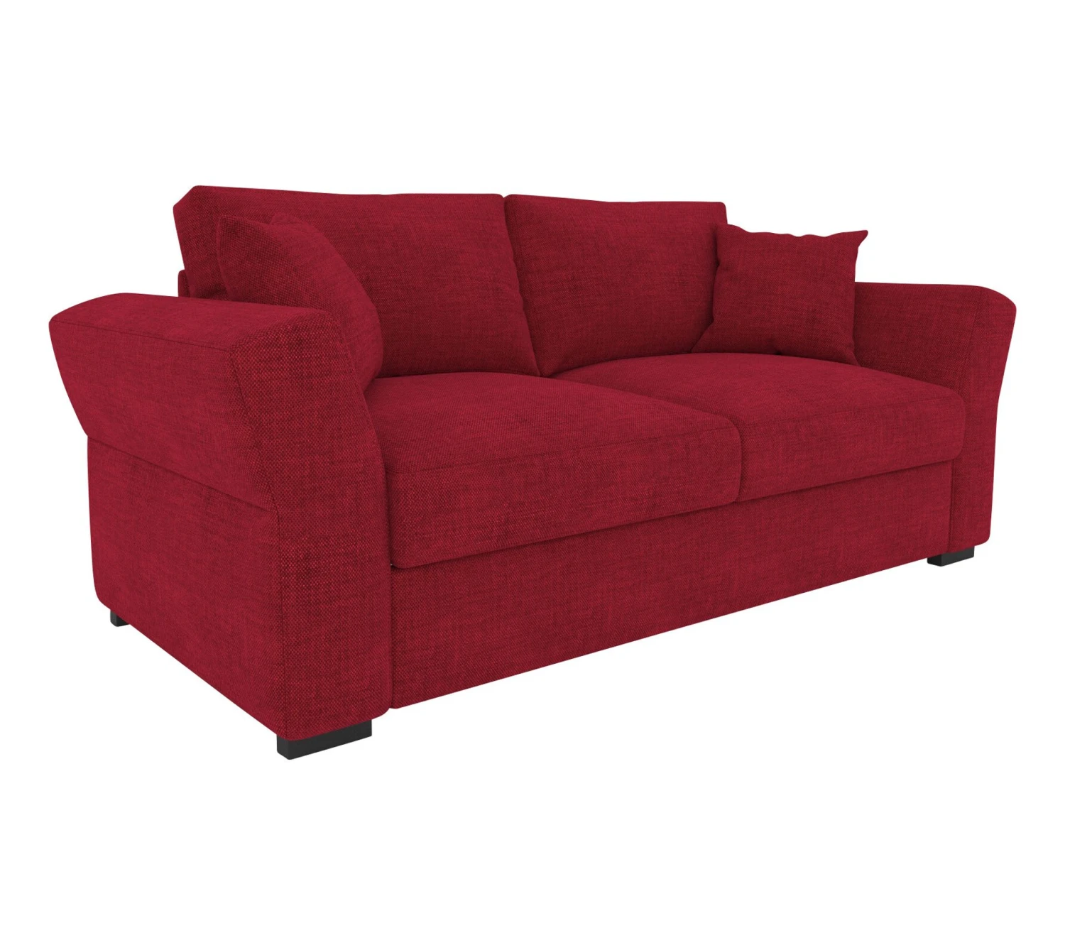 Grosses soldes ✨ TIME Canapé 3 places CASABLANCA tissu Apolo rouge 25 🎁 – Image 3