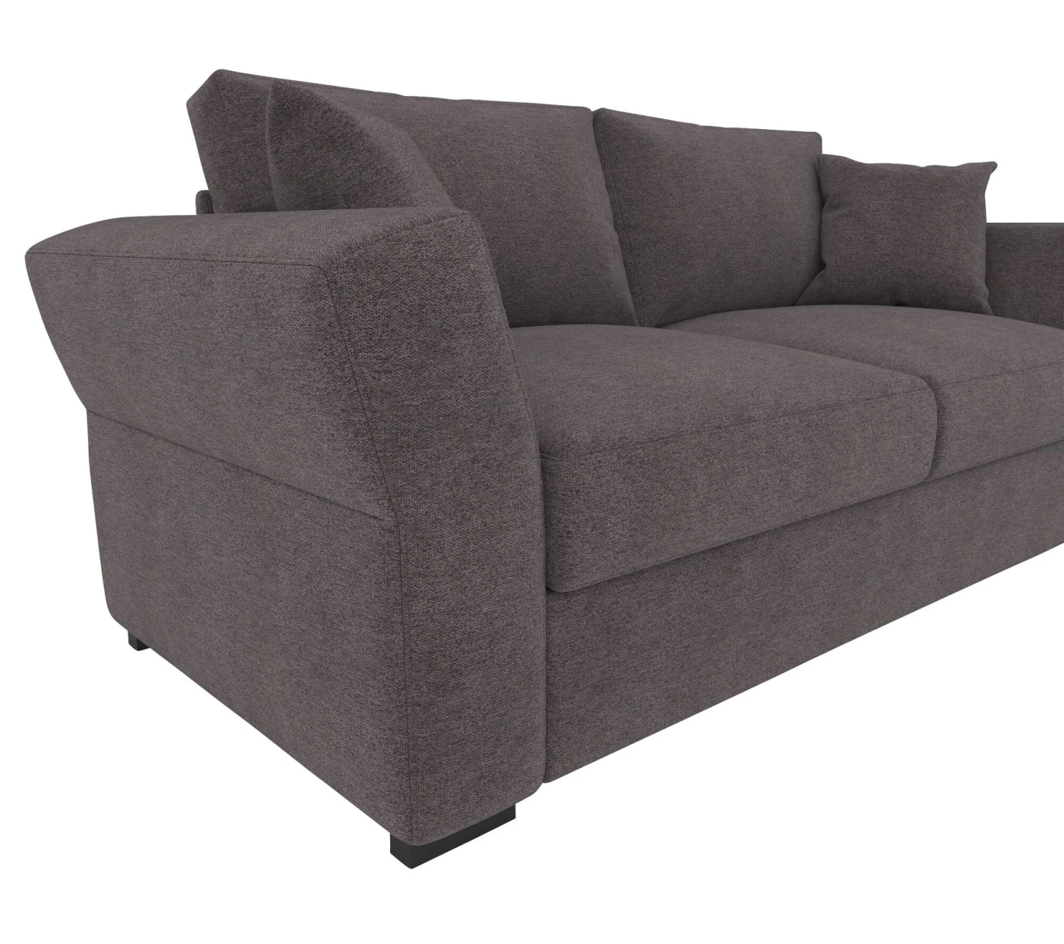 Meilleur prix ⭐ TIME Canapé 3 places CASABLANCA tissu Enjoy marron glacé 5 😀 – Image 5