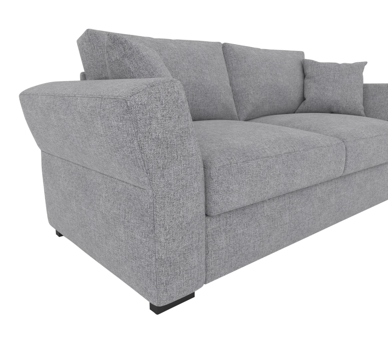 Meilleure vente ❤️ TIME Canapé 3 places CASABLANCA tissu Malmo gris 90 🧨 – Image 5