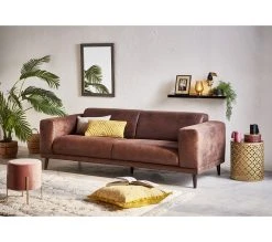 Les meilleures critiques de 🎉 TIME Canapé 3 places OSLO VINTAGE tissu gobi marron 😀