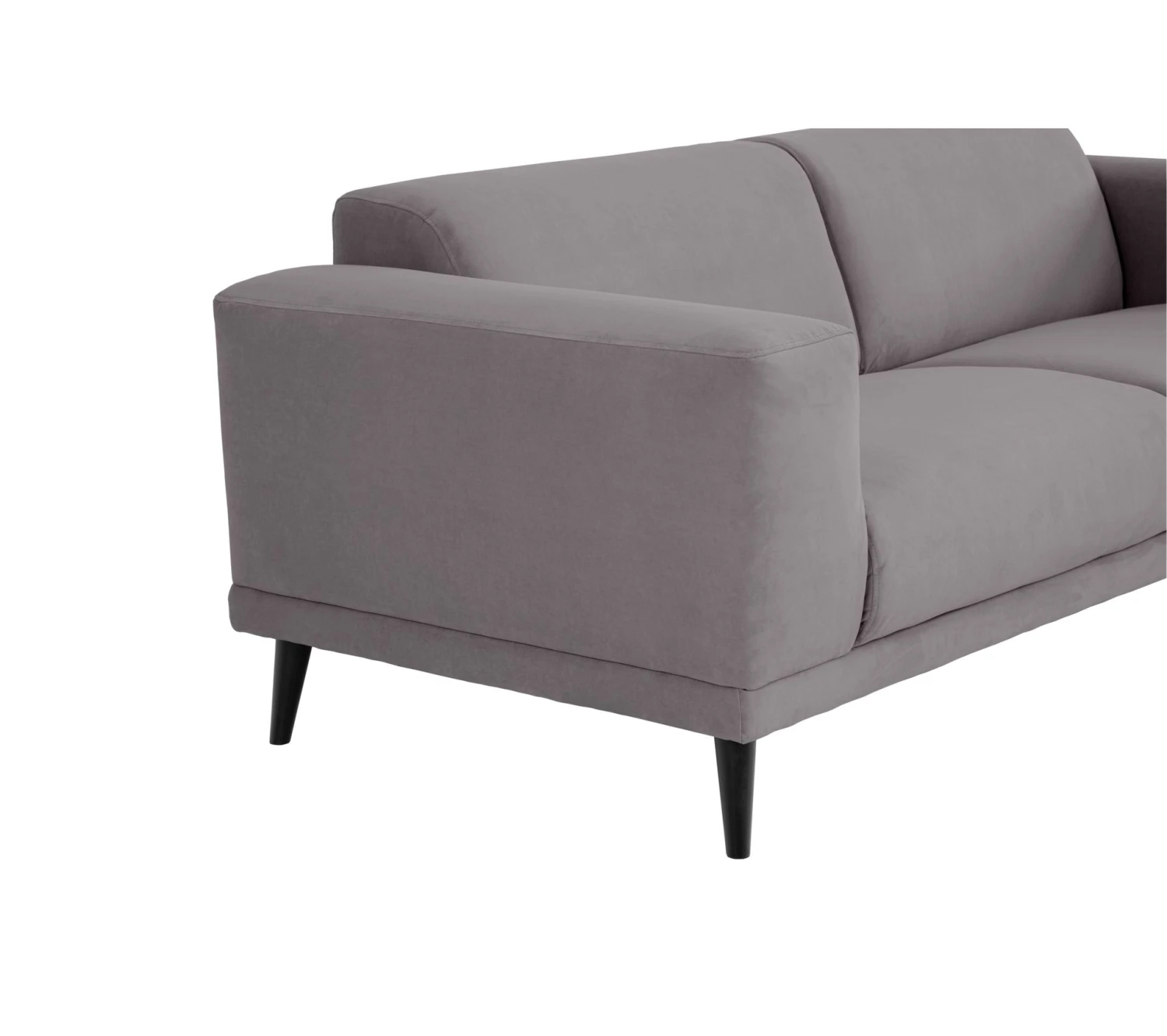 Meilleur prix 🧨 TIME Canapé 3 places OSLO tissu bella dark grey ✔️ – Image 8