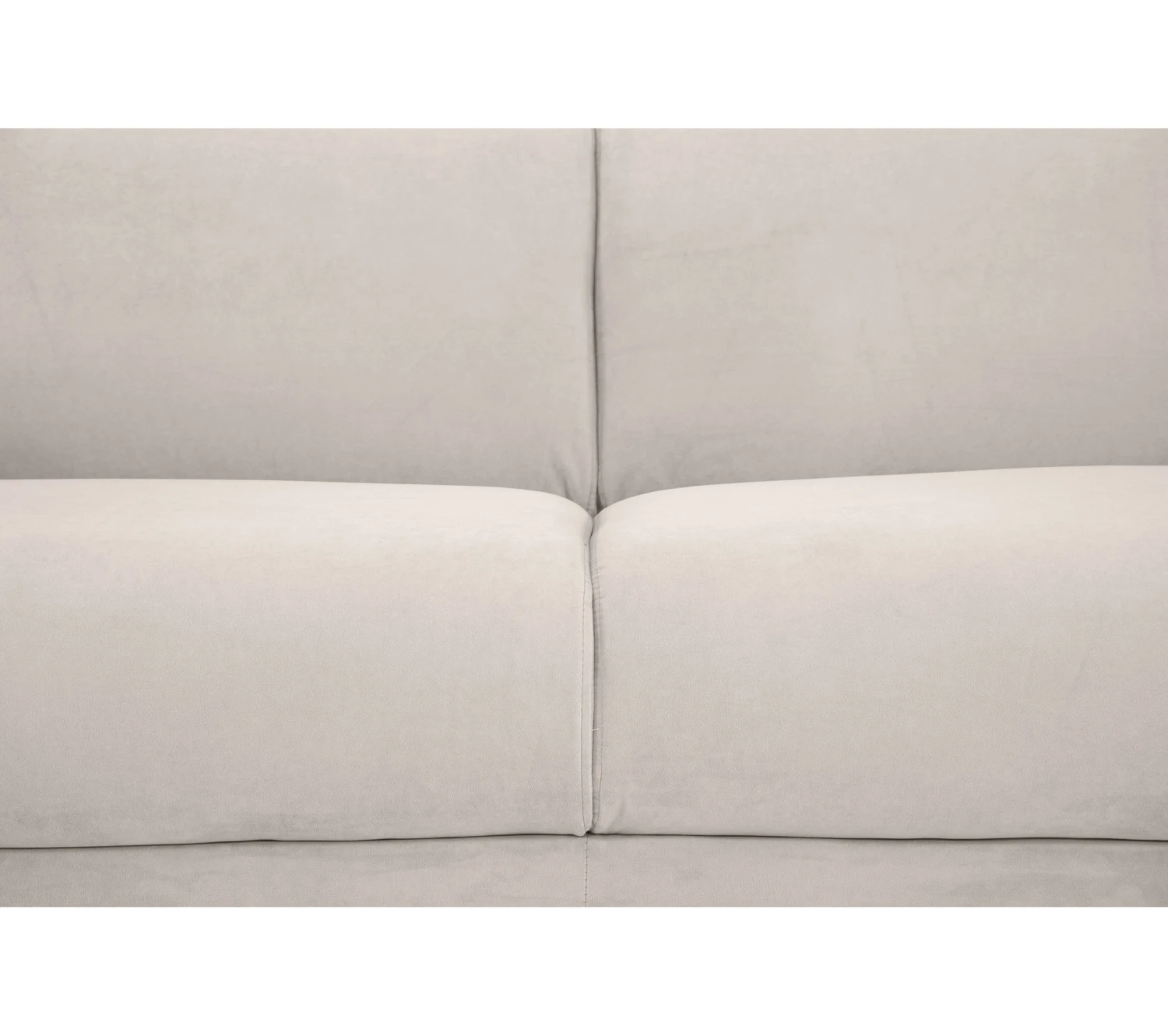 Meilleur prix 👍 TIME Canapé 3 places OSLO tissu bella galet(silver) 💯 – Image 6