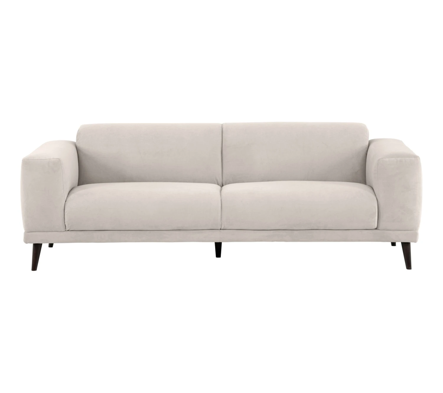 Meilleur prix 👍 TIME Canapé 3 places OSLO tissu bella galet(silver) 💯 – Image 2