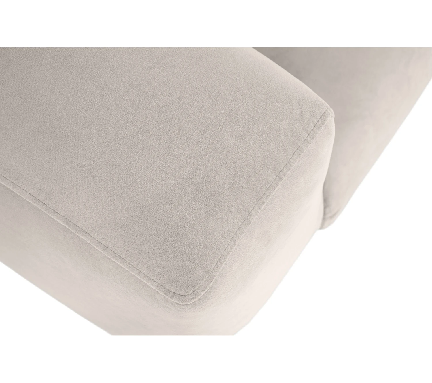 Meilleur prix 👍 TIME Canapé 3 places OSLO tissu bella galet(silver) 💯 – Image 9