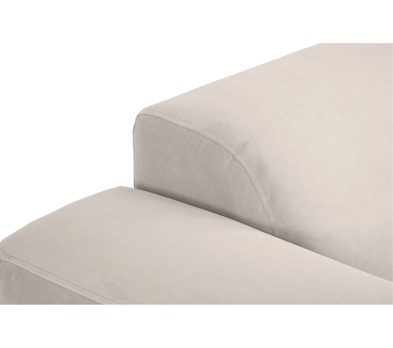 Meilleur prix 👍 TIME Canapé 3 places OSLO tissu bella galet(silver) 💯 – Image 10