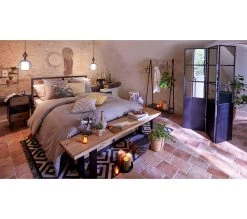 Bon marché 😍 TIME Lit 140x190 cm ARTHUR anthracite et pin massif ⌛